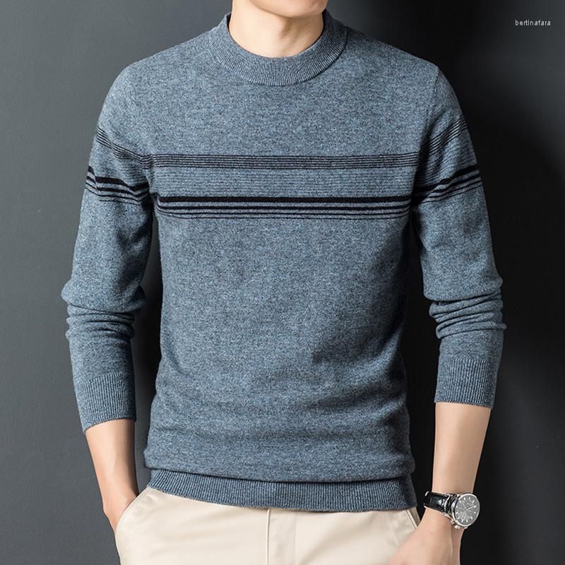 

Men's Sweaters Men's Sweater 2023 Autumn And Winter Middle-aged Youth Round Neck Top Fashion Casual Trend, Orange