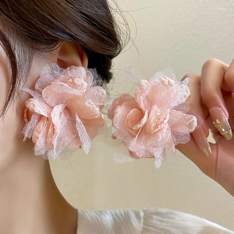 

Stud Earrings KAITIN Flower Green For Women 2023 Personalized Design Sense Unique High Quality Female