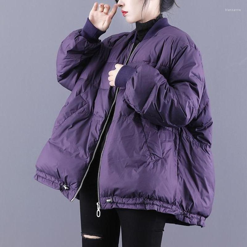 

Women's Trench Coats Women's Autumn Winter Padded Jacket 2023 Korean Short Zipper Wadded Jackets Female Cotton-Padded Loose Down Parka, Black