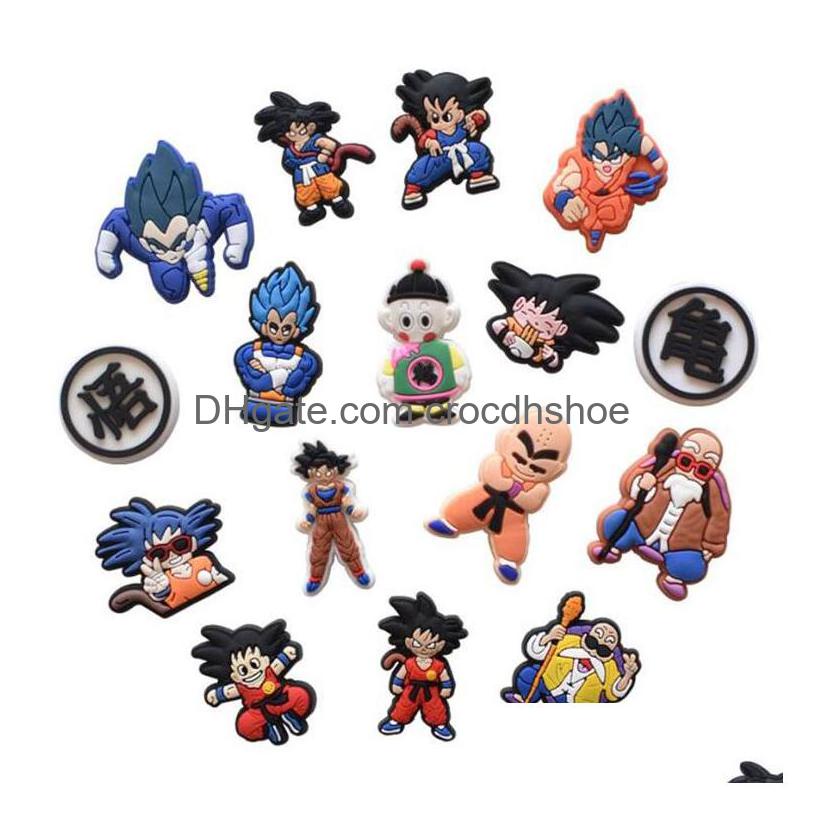 

Shoe Parts Accessories Croc Charms Mix Cute 2D 3D Shoes Pvc Clog Buckle Fashion Decorations Drop Delivery Otexz