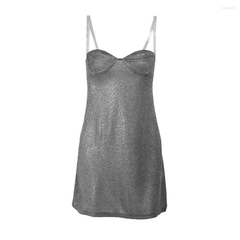 

Casual Dresses Sexy For Women 2023 Elegant Evening Retro Shiny Diamond Party Korean Fashion Club Wear Bodycon Strappy Dress, Black