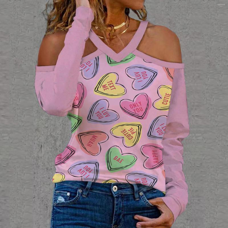

Women' Blouses Sexy Halter Sleeve V Long Top Strapless Day Women' Neck Print Valentine' Tops Work Clothes, Beige