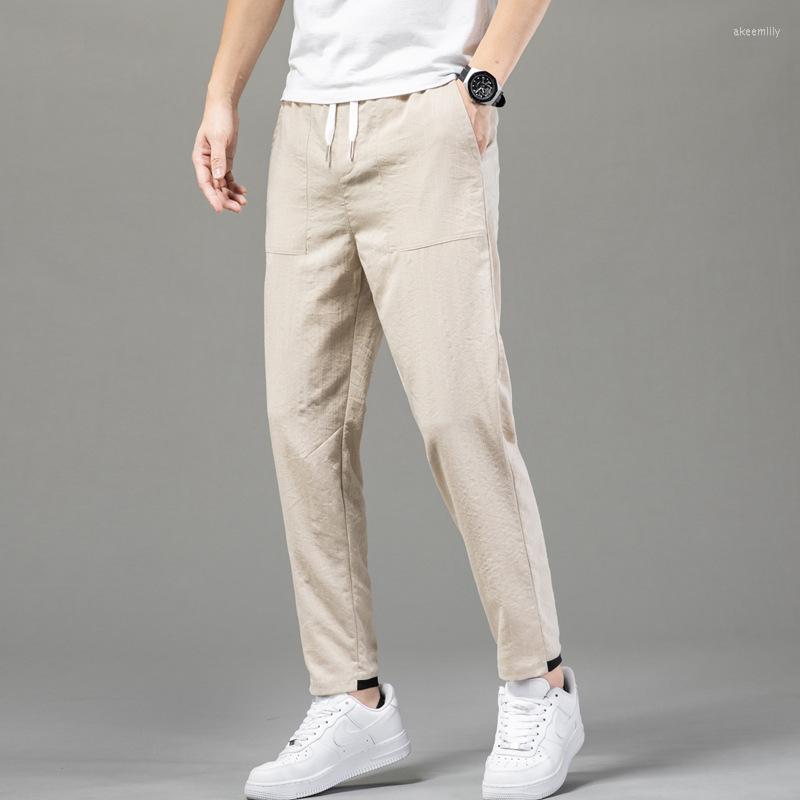 

Men's Pants 2023 Arrival Summer Men Casual Baggy Fashion Korean High Street Pattern Straight Loose Male Trousers Black Khaki, Gray