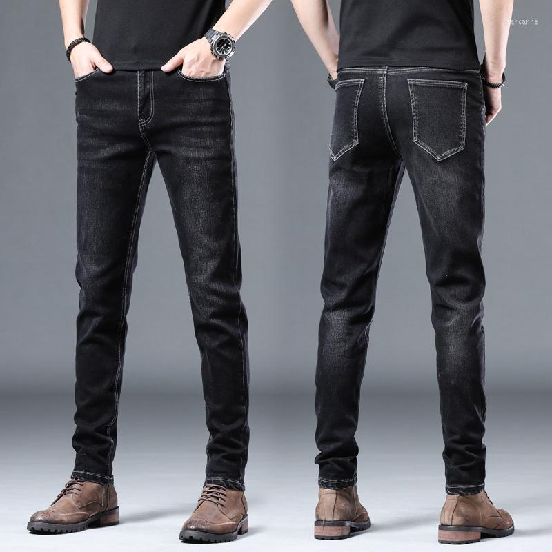

Men's Jeans Casual Men's Spring And Summer Fashion Trend High Quality, Navy blue