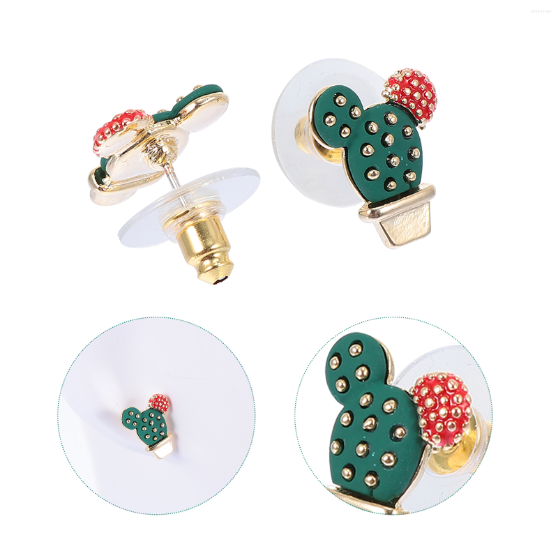 

Dangle Earrings Delicate Ear Ornament Girly Gifts Tropical Jewelry Women Ladies Earring Cactus Decorative Stud