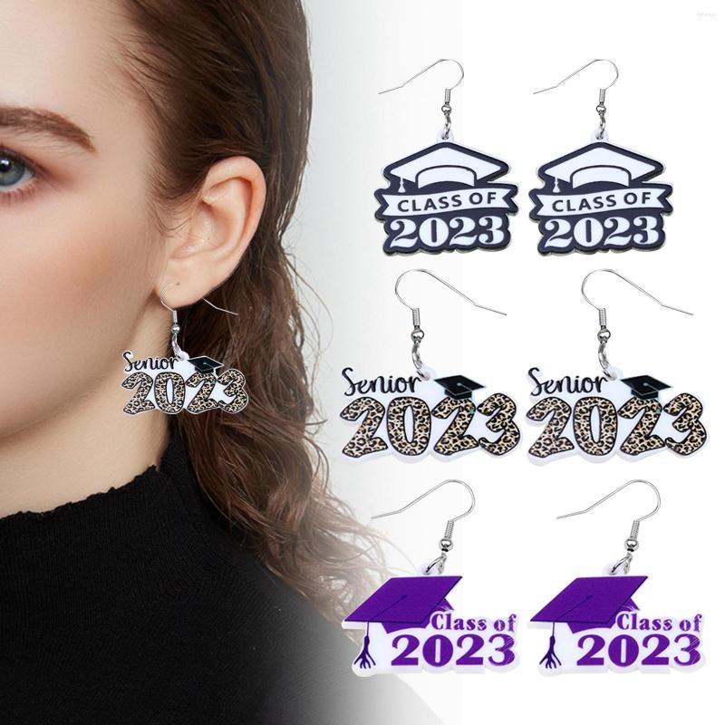 

Hoop Earrings Graduation Season And 2023 Fashion Personality Simple Print