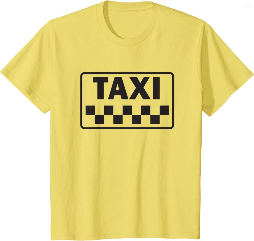

Men' T Shirts Taxi Costume Halloween T-Shirt Yellow York Cab, Lemon yellow