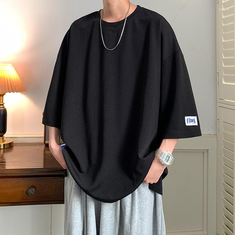 

Men's T Shirts 2023 Summer Men T-shirt Short Sleeve Fabric Loose Unisex Shirt, Light blue