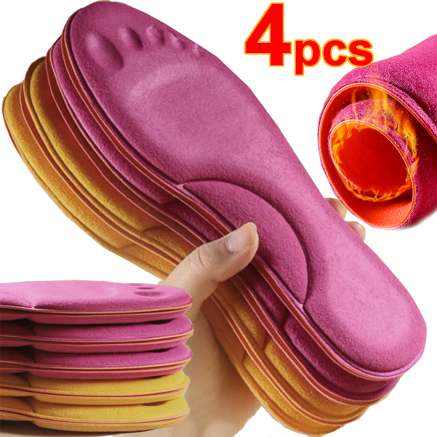 

Shoe Parts Accessories Self heated Insoles Foot Massage Thermal Thicken Insole Memory Foam Pads Winter Warm Men Women Sports s Pad 230414