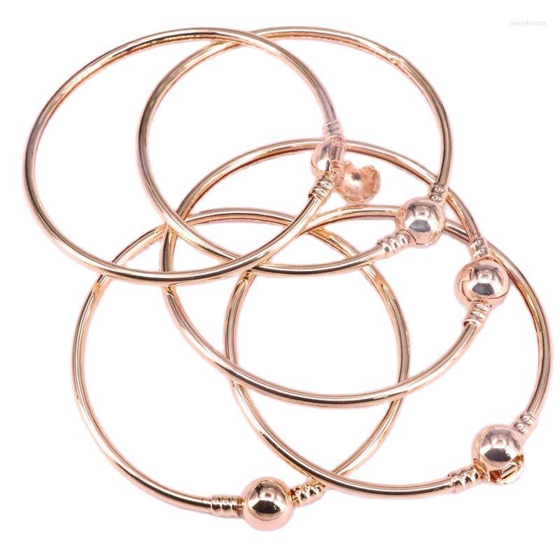 

Charm Bracelets 10Pcs For Men Women Unique Gold Color Open Fashion Jewelry