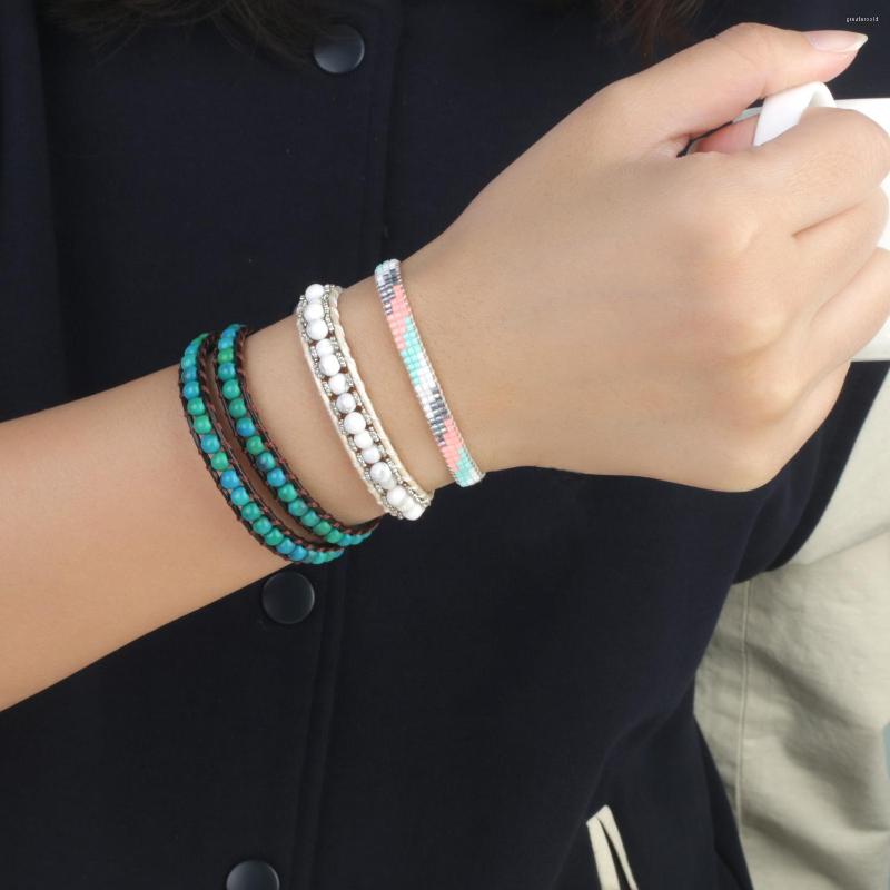 

Strand KELITCH Bohomia Friendship Bracelets Woven Handmade Braided Beach Womens Gift