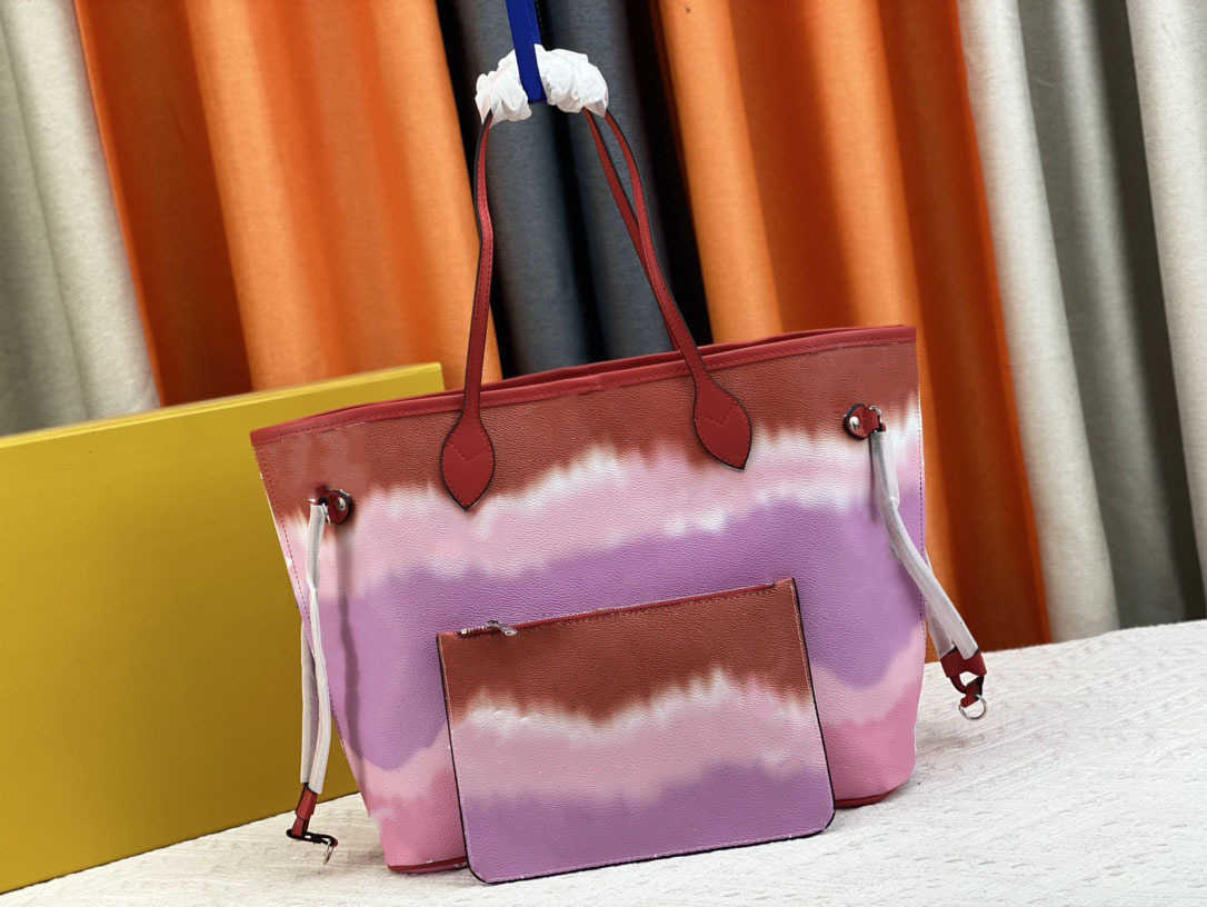 

Designer bags fashion 2PCS Totes handbags WOMAN WOMEN luxurys designers bags pu leather Handbags messenger crossbody shoulder bag Wallet lady clutch, Red mix