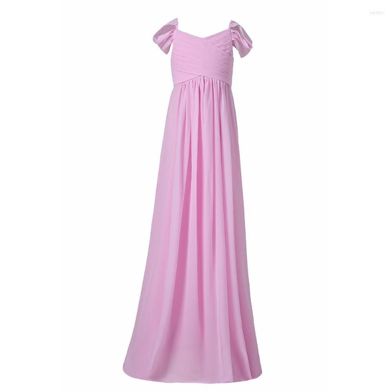 

Girl Dresses Summer Children's Formal Dress Clothes Long Pink Birthday Party Princess Girls, Multi