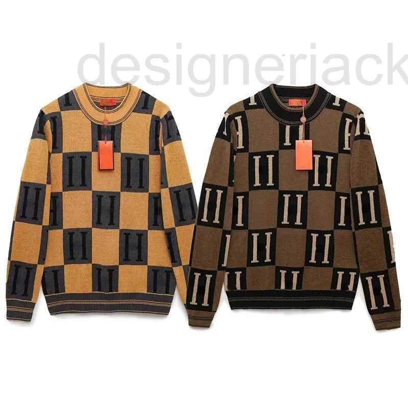 

Men's Sweaters Designer Winter Wool Sweater Mens Knitwear h Pullover Coat Men Women Casual Hoodie Fashion Embroidered Knit Shirt 2wjl, Brown
