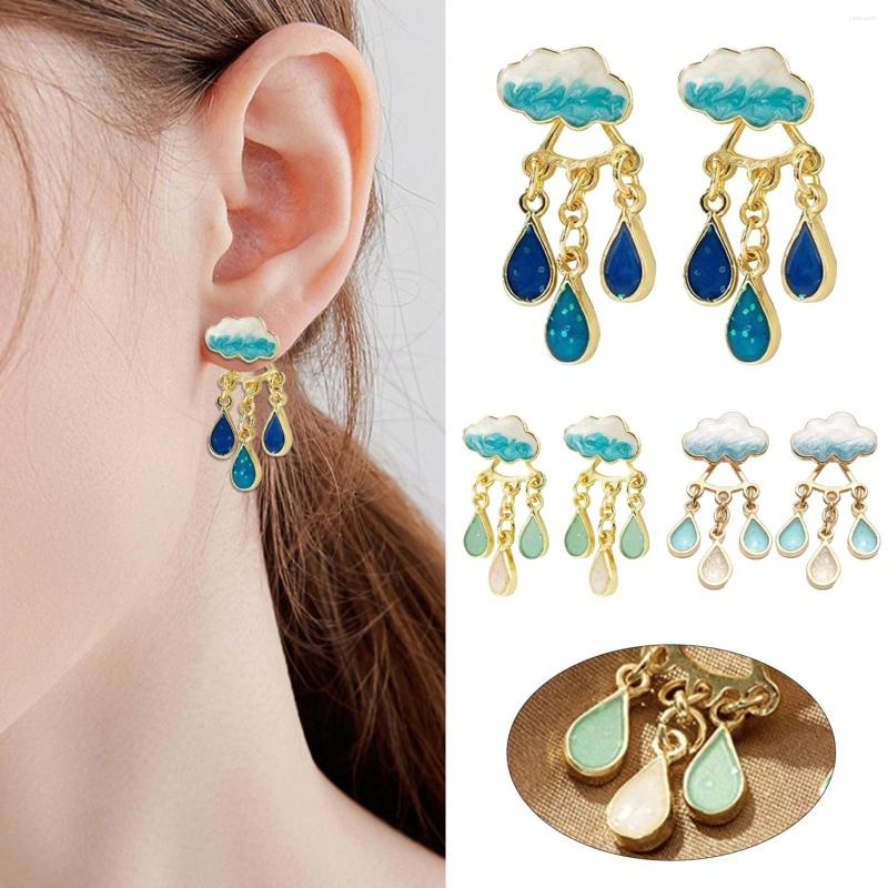 

Hoop Earrings Cloud Fashion Tassel Ladies