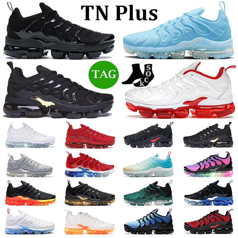

Designer tn plus running shoes men women tns Triple Black White University Blue Black Metallic Gold Cherry Atlanta Black Volt mens trainers outdoor sneakers, #43