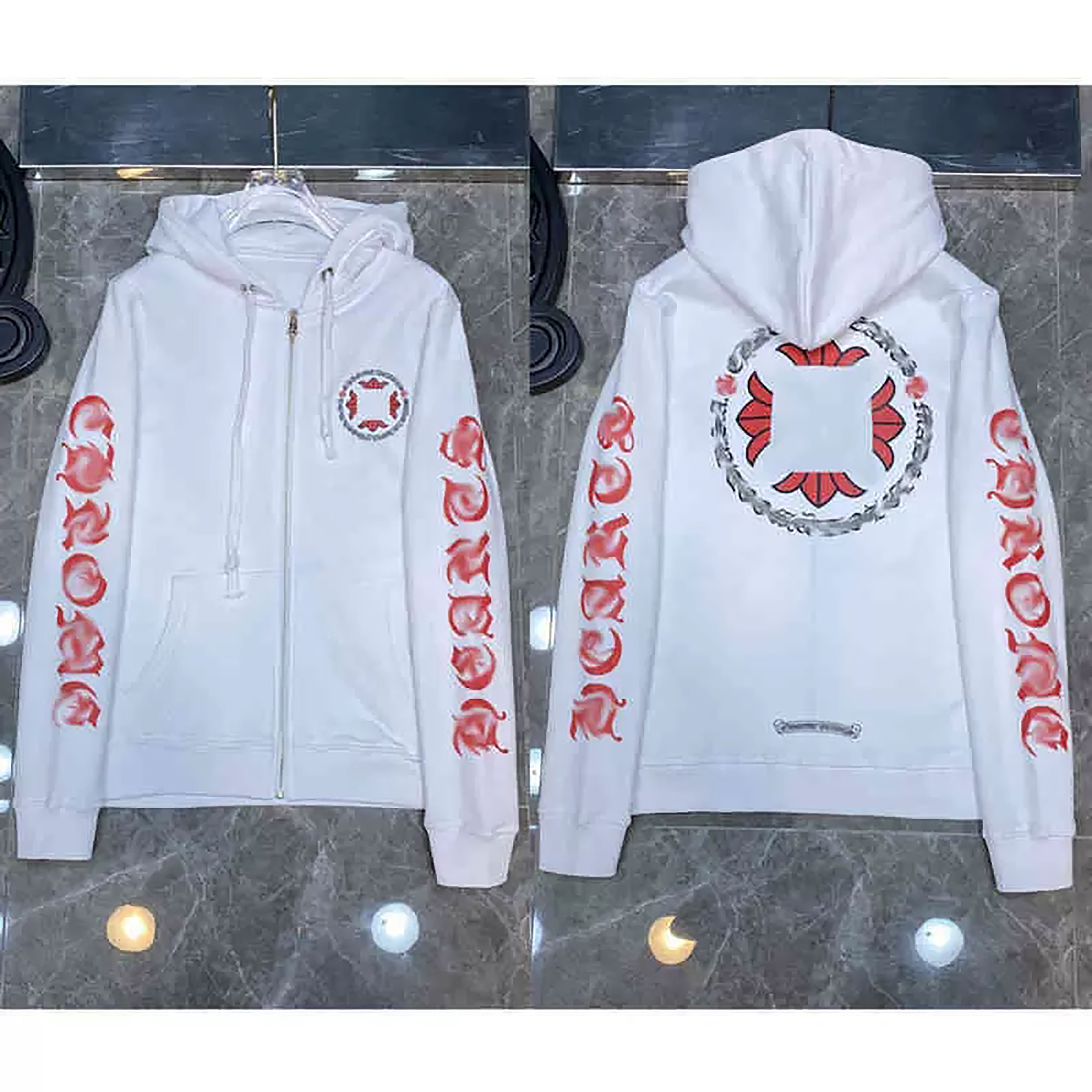 

Men's hoodie designer hoodie Sanskrit sweatshirt hip hop hoodie backpack zipper pocket printed hoodie autumn and winter sports women's hoodie