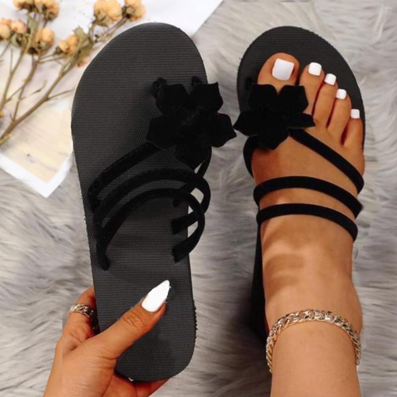 

Slippers 2023 Women Outdoor Light Weight Cool Shoes Ladies Flat Flip-flop Black Non-slip Basic Home Sandals Chaussures Femme, Orange 2