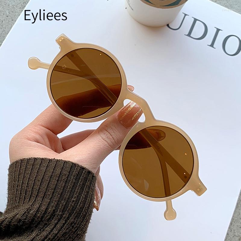 

Sunglasses 2023 Unisex Fashion Retro Round Brand Designer Vintage Small Frame Sun Glasses Korean Style Driving Eyewear UV400