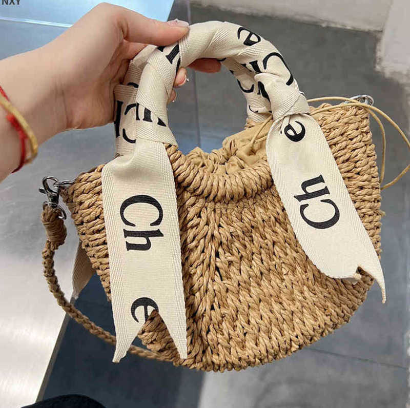

designer bags new straw bags rattan bags vegetable basket chlo the tote bags handbag purse beach bag summer woven bag large capacity straw bag bucket bag230319, Chl 1
