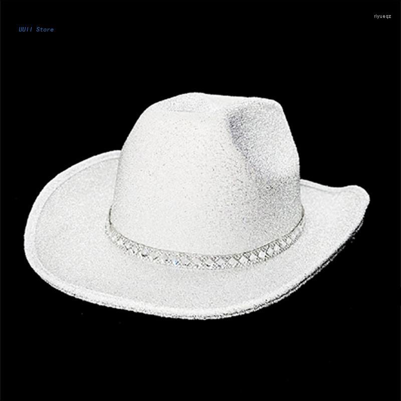 

Berets Women Men Fedora Hat For Winter Wedding Party Ladies Poshoot, White