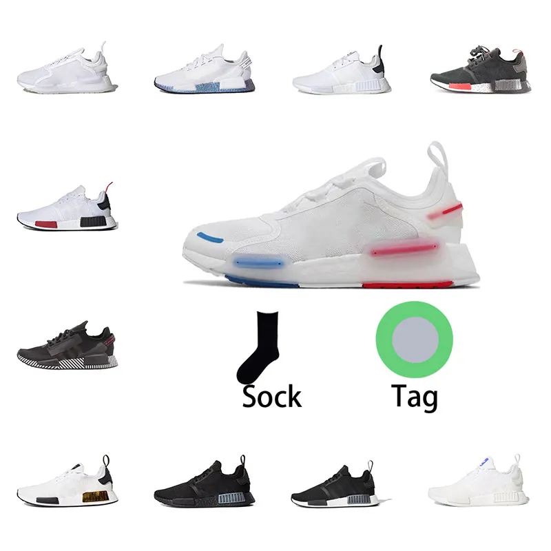 

Originals NMD V3 Breathable Sneakers Blue Green Black Yellow Gary Designer Walking Shoe For Men Women Fashion Trainers, 16