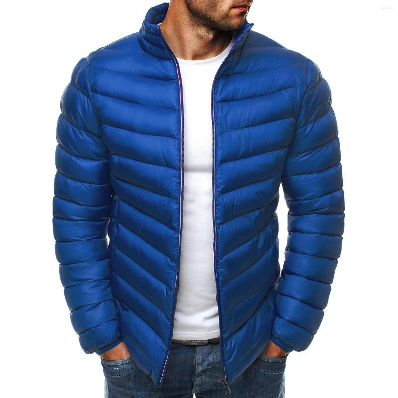 

Men's Down 2023 Men Winter Jackets Casual Fashion 8 Color Bubble Coat Keep Warm Stand Plus Size S-3XL, Red