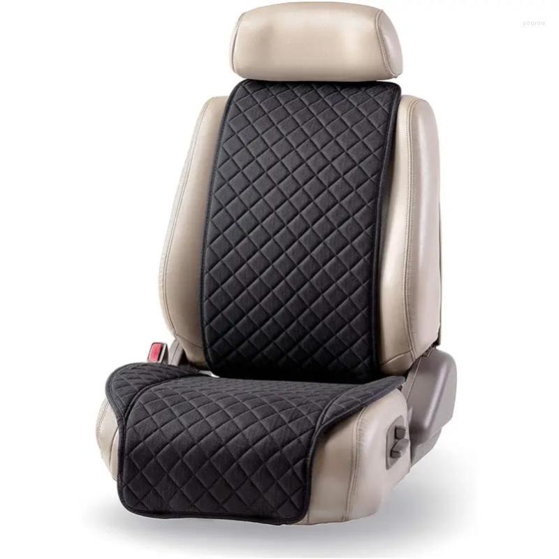 

Car Seat Covers Universal Cover Protector Flax Front Cushion Protect Pad Mat Backrest For Auto Interior Truck Suv Van