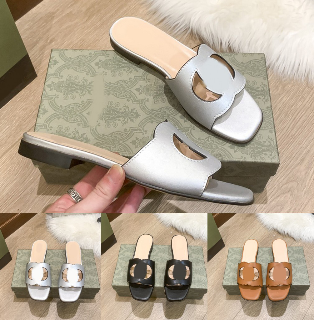 

Luxury brands Casual shoes Beach slipper Classic Flat heel Summer Designer Fashion flops leather lady Slides women shoes Hotel Bath Ladies sexy Sandals, Color 1