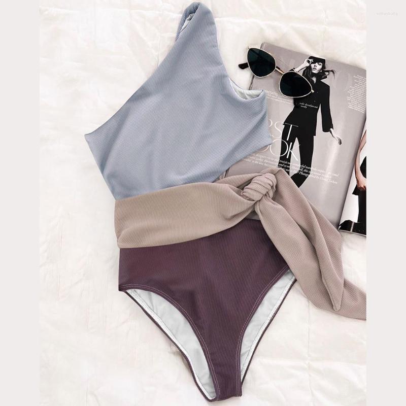 

Women's Swimwear One Piece Swimsuit 2023 Sexy Solid Women Shoulder Bathing Suit Beachwear Bandage Monokini Swim, Pxzh82b1