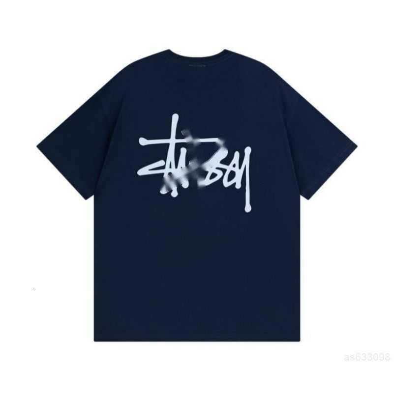

Designer Luxury fashion brand stussys Classic Mens And Womens T Shirt Dice pattern printed alphabet Summer High Street Trend Tee ye08CFYXCFYX
