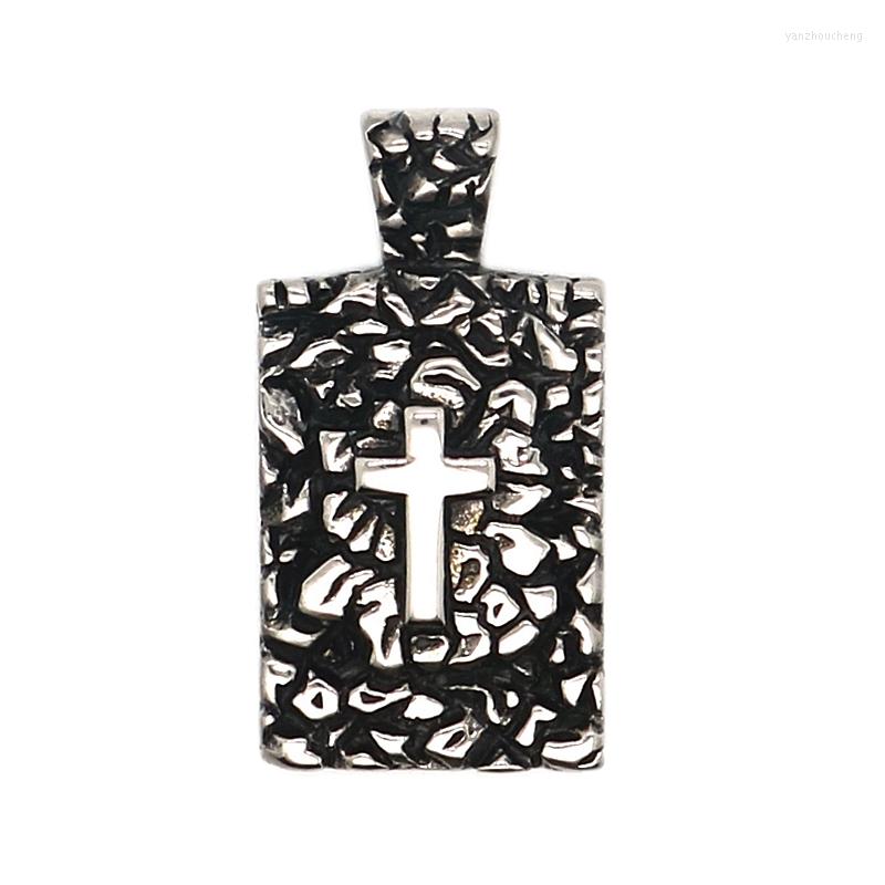 

Pendant Necklaces Unisex 316L Stainless Steel Cool Cross Bible Est