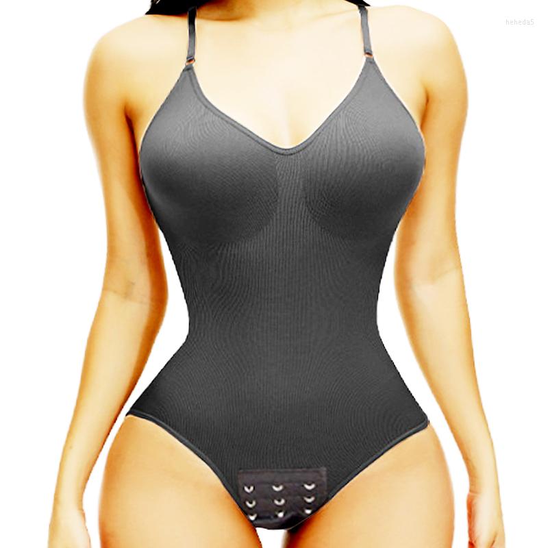 

Women' Shapers Body Bodysuit Deep V Neck Spaghetti Strap Bodysuits Camis Waist Trainer Open Crotch Briefs Shapewear Slimming Underwear, Apricot bodysuits