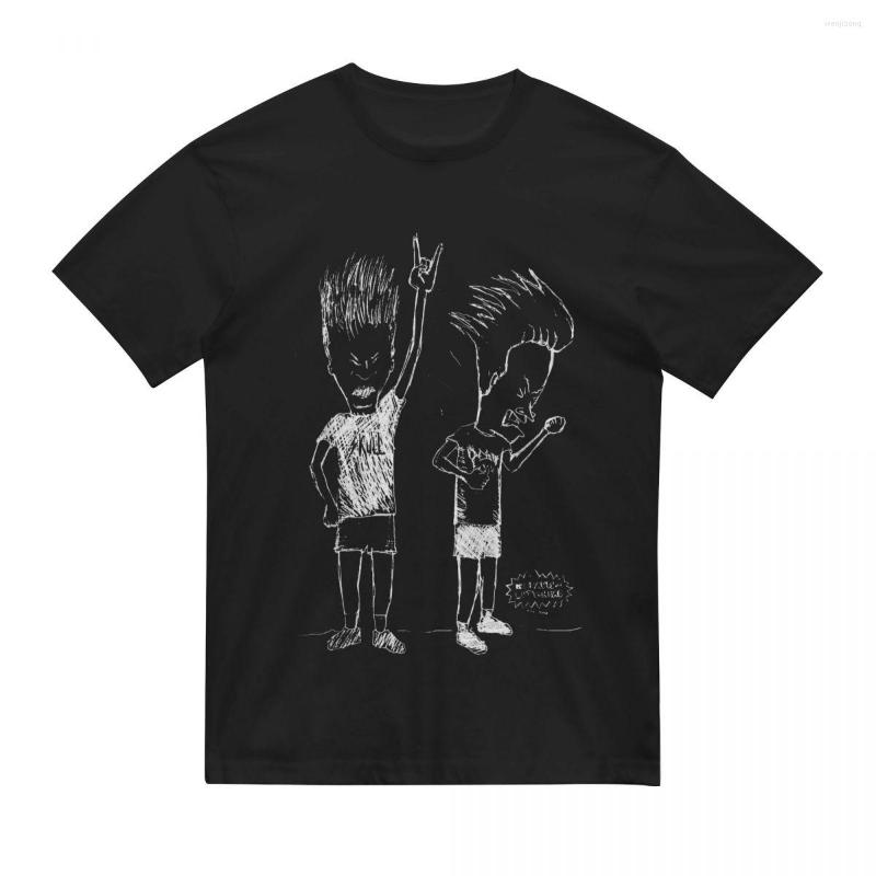

Men' T Shirts Beavis And Butthead Funny Shirt Streetwear Oversized Cotton Short Sleeve Custom T-shirt, Black