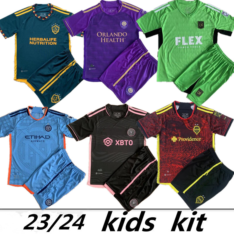 

2023 INTER MIAMI 2024 LAFC Soccer Jerseys BECKHAM Philadelphia VELA Los Angeles LA Galaxy New York goalkeeper 23 24 Football Shirts kids kit Orlando Union FC