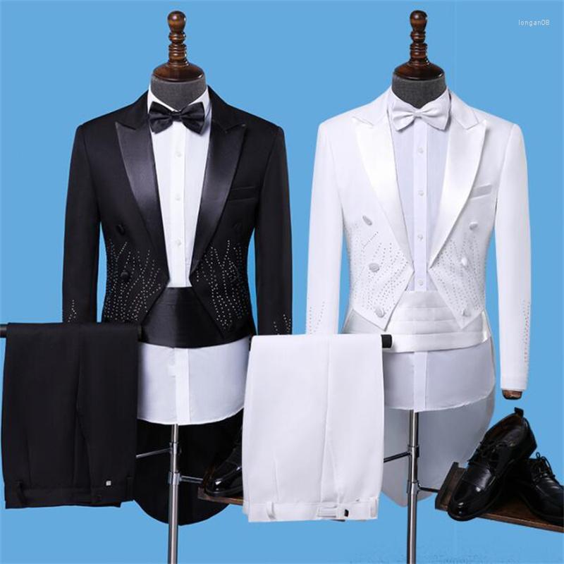 

Men' Suits Wedding Tuxedo For Men Blazer Boys Prom Mariage Fashion Slim Host Latest Coat Pant Designs Chorus Groom Clothes, Black