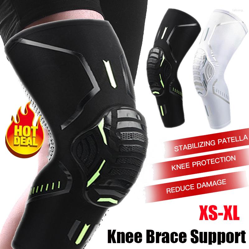

Knee Pads XS-XL Brace Strap Compression Protection Sport Kneepads Running Basket For, White