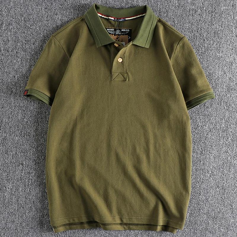 

Men's T Shirts Summer Mens T-shirt Short Sleeve High Quality Cotton Sport Men Polo Shirt Business Dress Top Tee Man American Brand, Sky blue