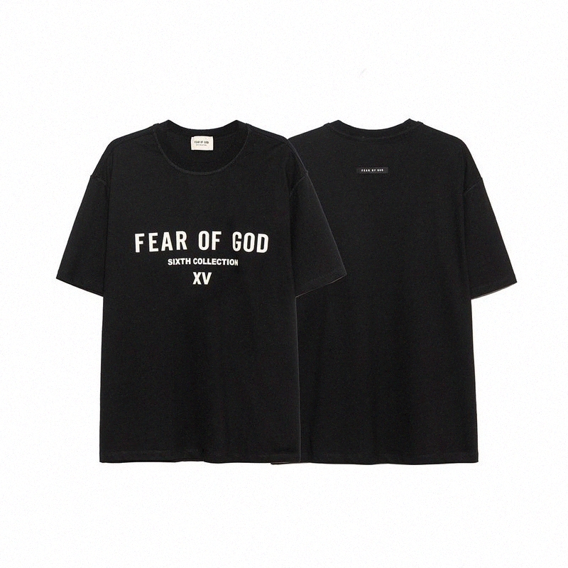 

fog Season 6 Japan Isetan Limited Short Sleeve Reverse Wear Style Loose T-shirt High Street Men n3H5#, Black