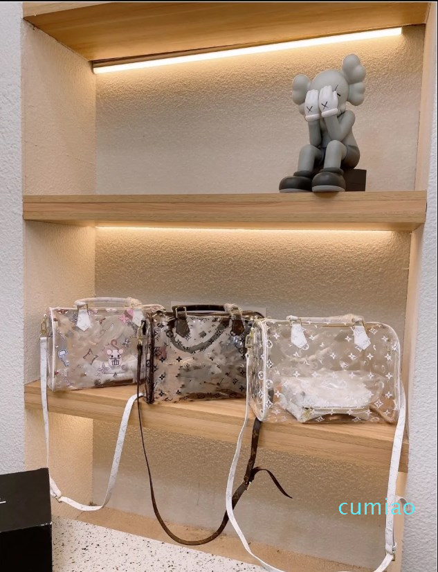 

Designer-bag Evening Bags Fashion Transparent Handbag Jelly Beach bag shoulder bag Female bag, White