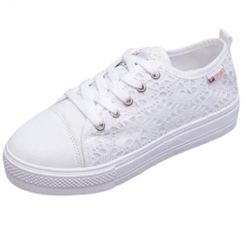 

Dress Shoes Fashion Sneakers Running Outdoor Breathable Mesh Lace up Woman Thick Bottom Non slip Casual Shoe platform shoes 230414, Beige