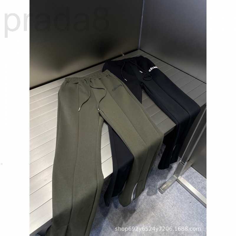 

Women' Jeans designer 23 Spring/Summer New Elastic Waist, Straight Barrel, Wide Leg, Slim Floor Pants, Simple Casual Pants 6VMW, Black8