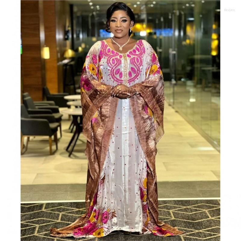 

Ethnic Clothing African Dresses For Women Dashiki Fashion Clothes Sequin Print Loose Muslim Abaya Oversized Maxi Traditional