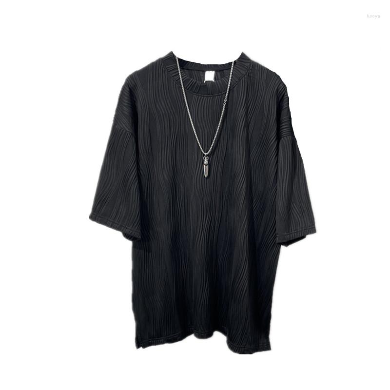 

Men's T Shirts AL40014 Fashion Men's Tops & Tees Runway Luxury European Design Short Print Party Style T-Shirts, Picture shown