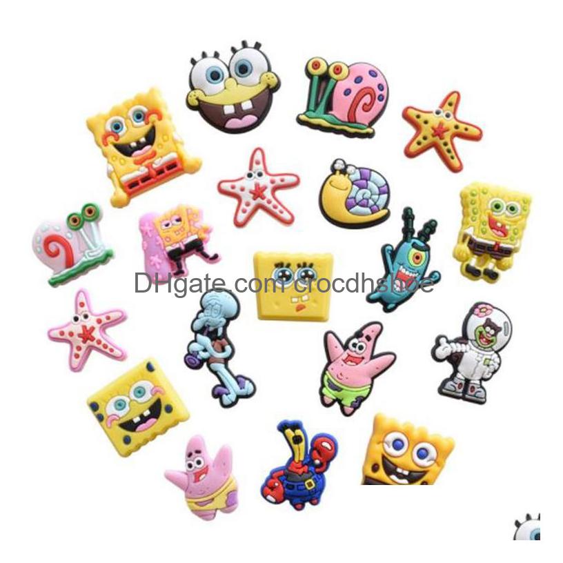 

Shoe Parts Accessories Cute 2D 3D Shoes Charms Pvc Clog Croc Buckle Fashion Decorations Drop Delivery Otzfu