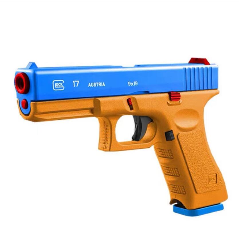 

Gun Toys DK001 Competitive Edition Upgrade SI G17 Launcheable Boys' Toy Gun Model Soft Bullet Gun Launcher