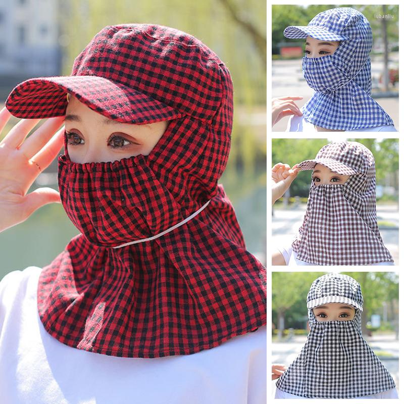

Wide Brim Hats UV Protection Sun Lady Women Outdoor Hat Cap Riding Cycling Summer Beach Foldable Sunscreen Caps Neck Face, Black