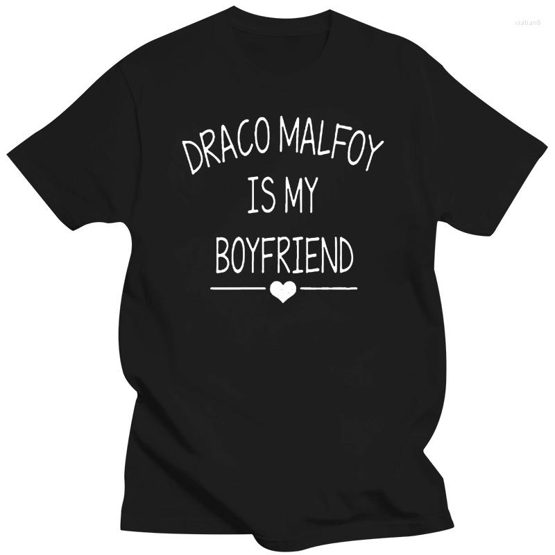 

Men' T Shirts Draco Malfoy Is My Boyfriend Letter Print Women Shirt Casual Cotton Funny LZ, Skybluemen