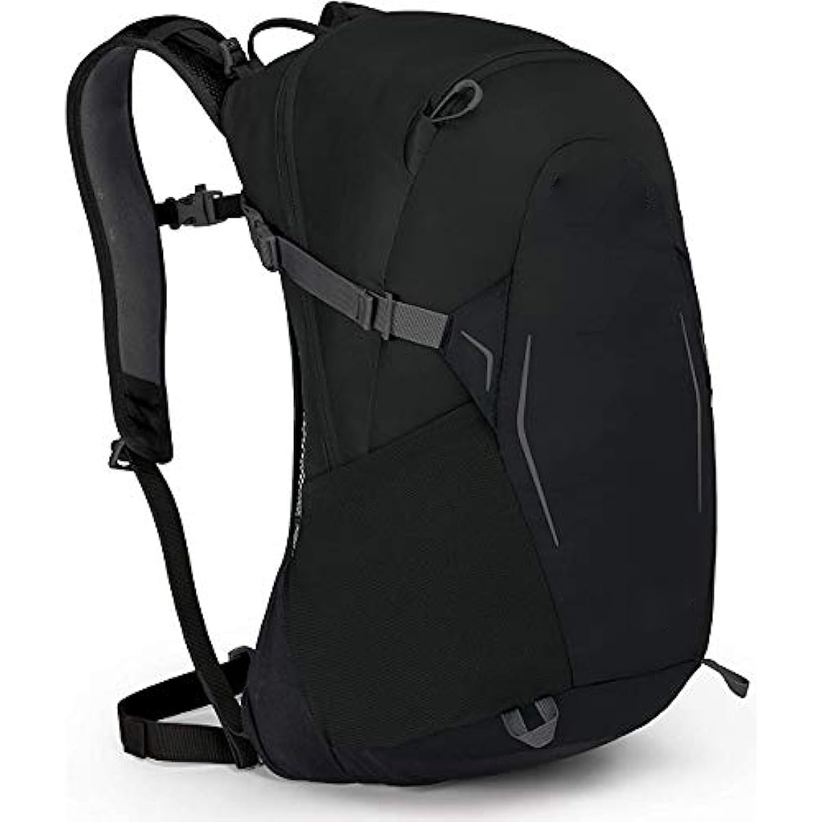 

Hikelite 18 Hiking Backpack Black a compass