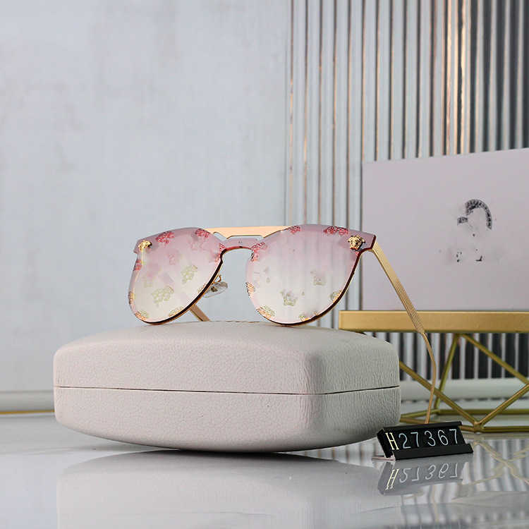 

Frames New frameless cut edge for women with trendy square lenses and sunglasses